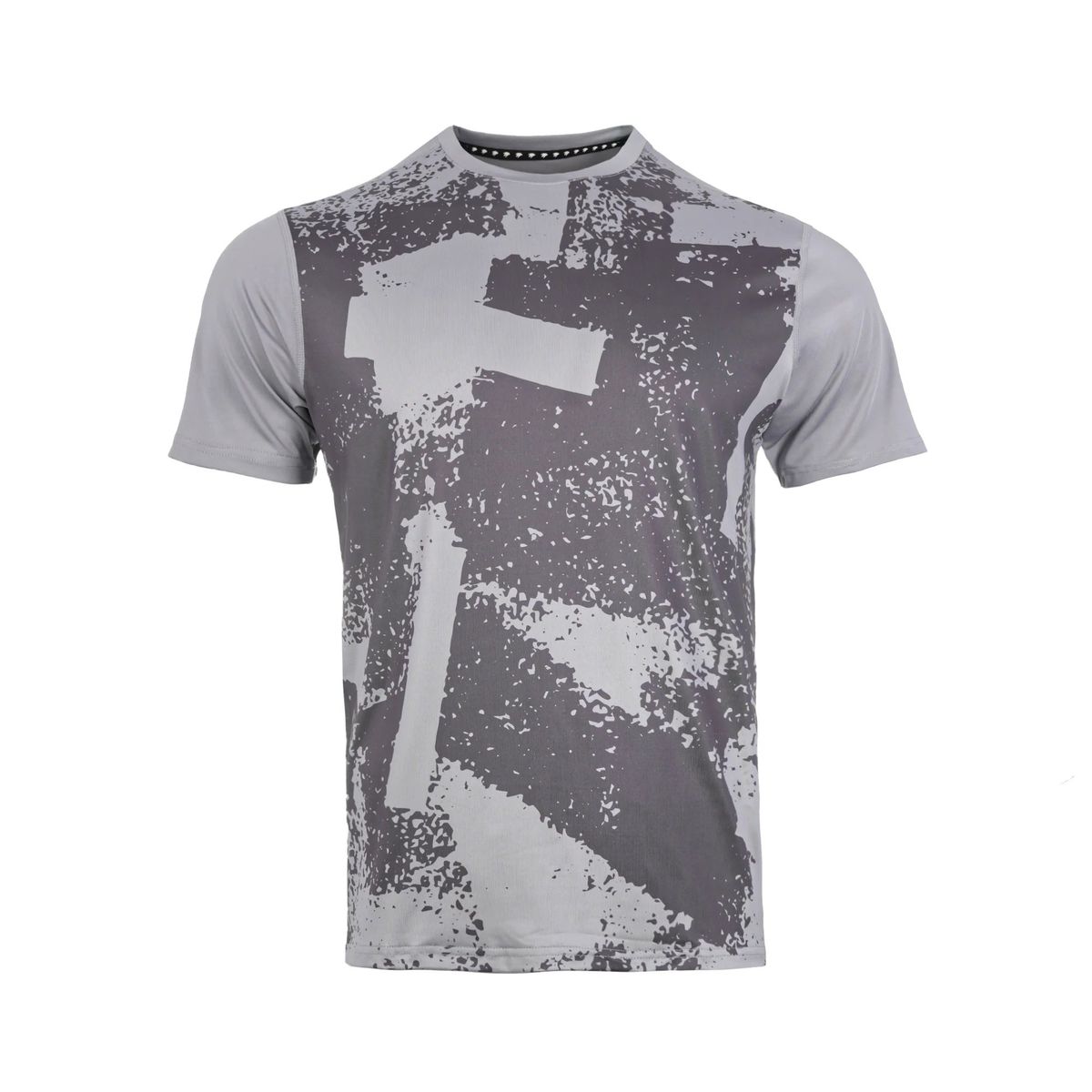 TILKI - Polera Tilki Print Poly Temel Gris Tenis Padel