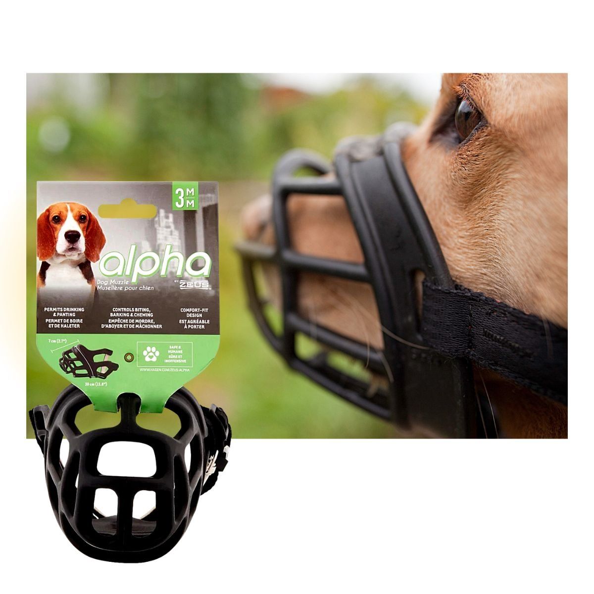 ZEUS - Bozal para Perros Zeus Alpha Talla M