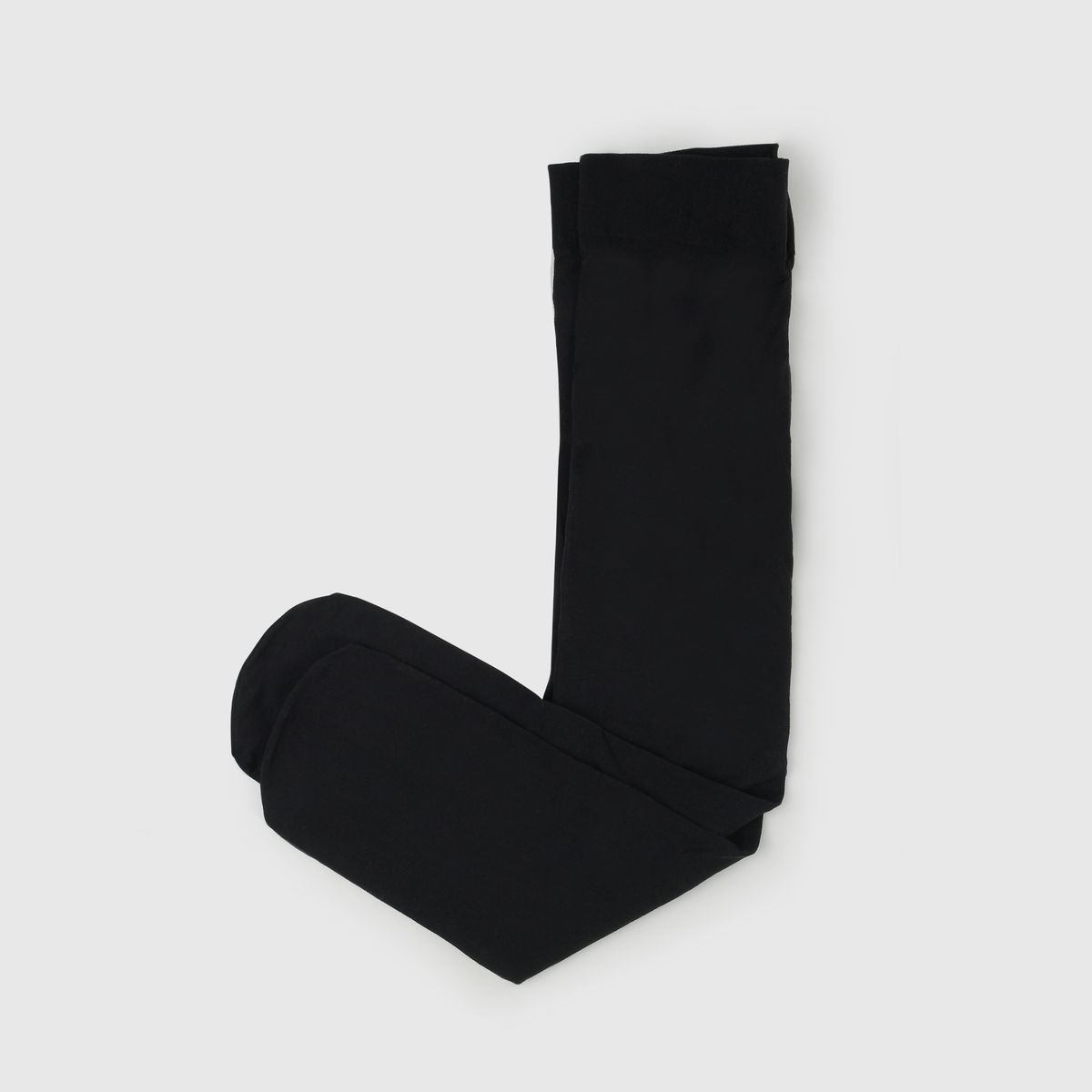 COLLOKY - Panty Microfibra Negra Soquete de Niña Talla 3/6M a 18/24M