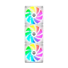NOX - Pack 3 ventiladores Easy Link Argb White Hummer