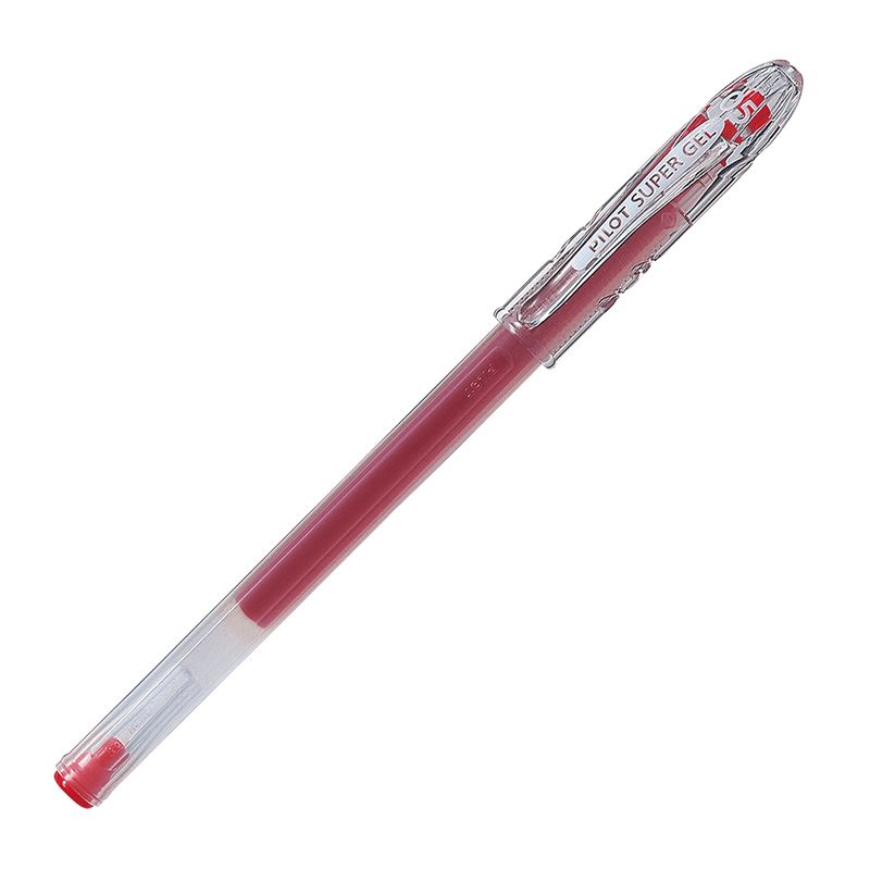 PILOT - Lapiz Tinta Gel Super Gel 05mm Color Rojo Pilot