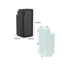 ALPICOOL - CR90 CAPACIDAD 90 LTS, COLOR NEGRO