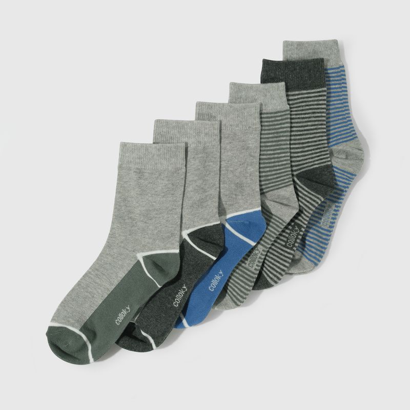 COLLOKY - Calcetín 3/4 Niño Gris 55694 Colloky