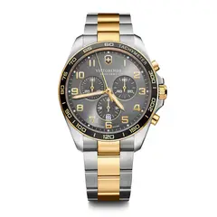 VICTORINOX - Reloj FieldForce Classic Chrono Platadorado