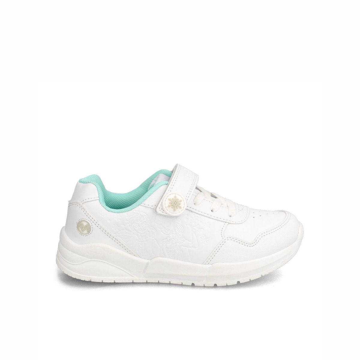 BUBBLE GUMMERS - Zapatilla Escolar Niña Bubblegummers Frozen Blanco-Aqua