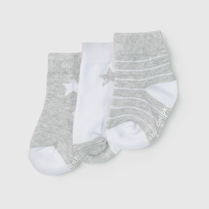 COLLOKY - Calcetín Deportivo Niño Gris 55404 Colloky