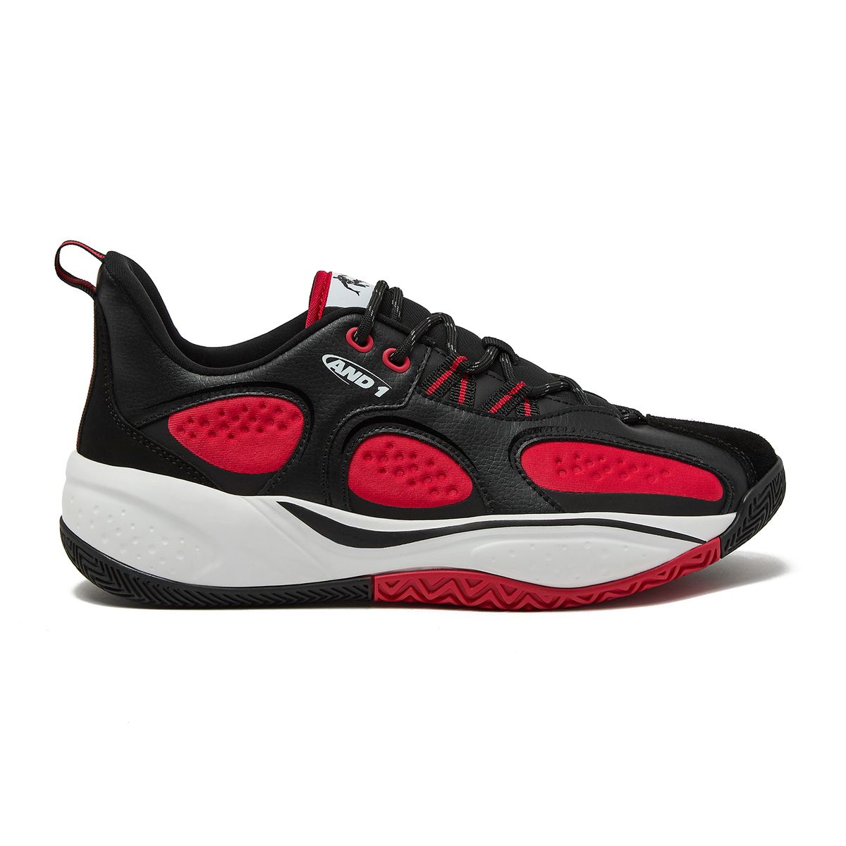 AND1 - Zapatillas Adulto And1 Cross Up Negro / Rojo