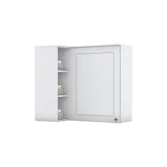 HOME MOBILI - Mueble Cocina Aéreo Esquinero Montana Blanco