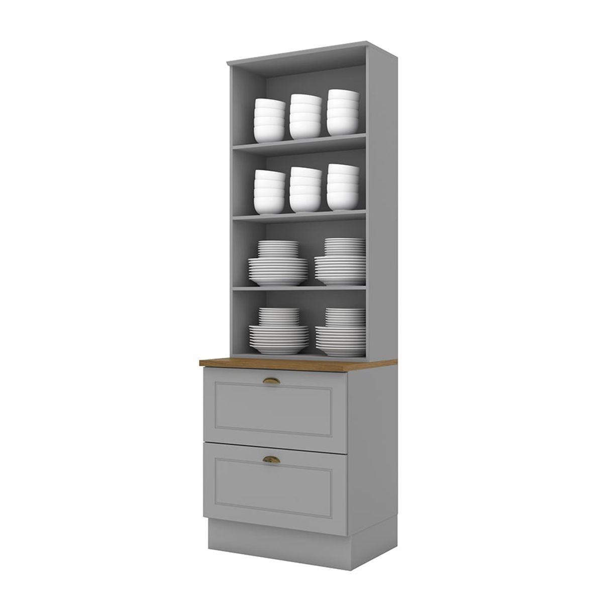 HOME MOBILI - Cristalera Montana Gris 2P 2C