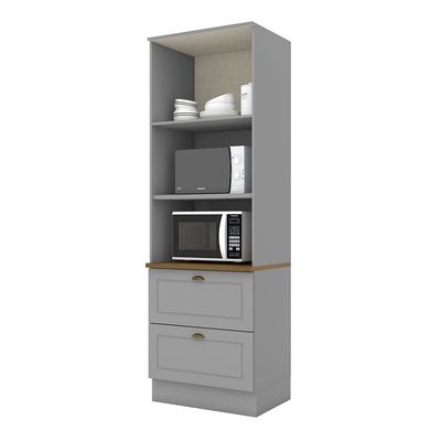 Imagen 2 del producto Mueble Torre Cocina Montana Gris 2P 2C