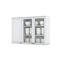 Mueble Cocina Aéreo Montana Blanco 2P Vidrio