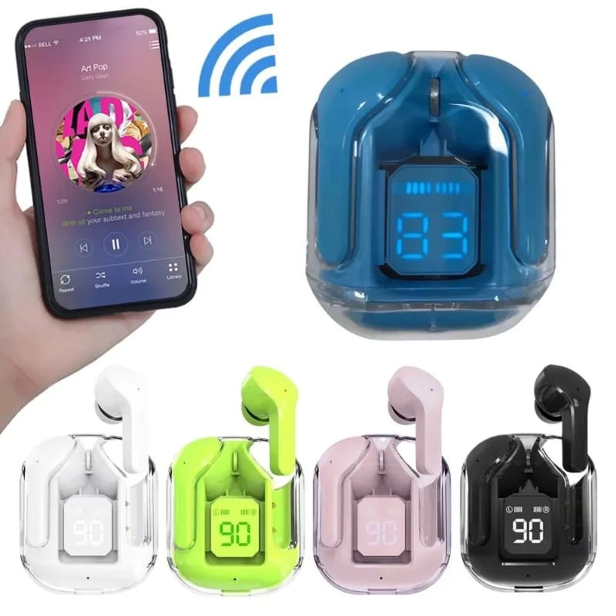 ULTRA - Audifono Inalambrico Bluetooth Ultrapods Max - Led