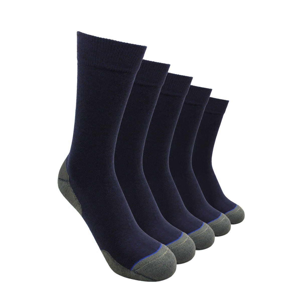 TOP - Calcetines Largos Niños Algodón - Cobre Pack 5 Escolar C1 Top