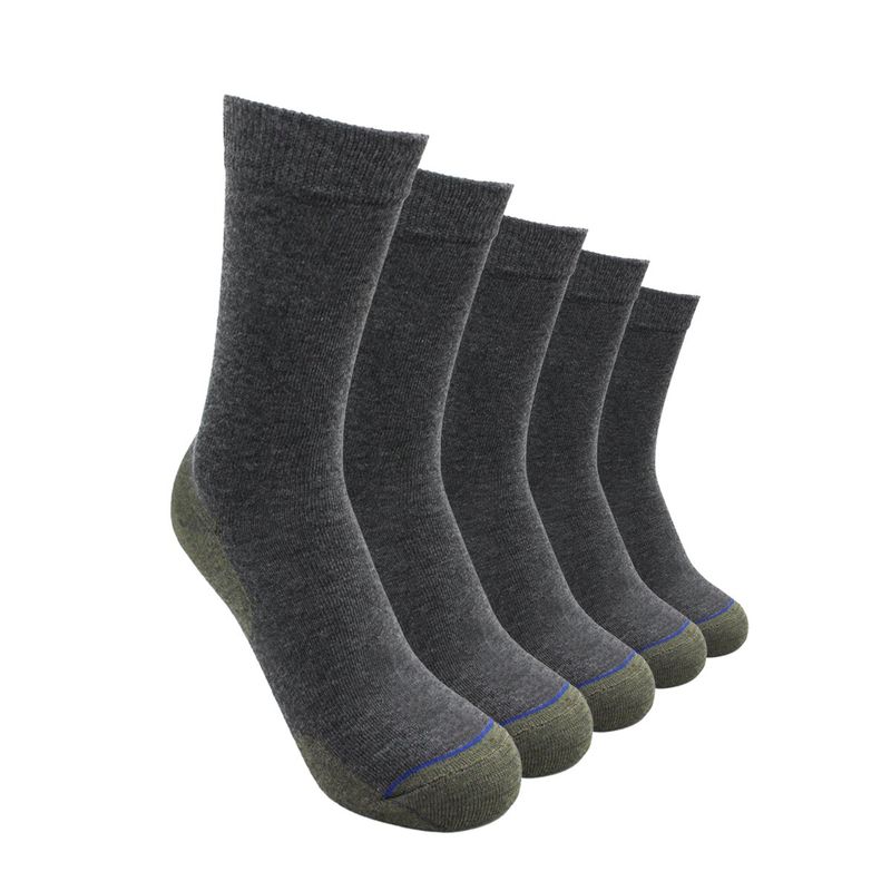 TOP - Calcetines Largos Niños Algodón - Cobre Pack 5 Escolar C2 Top