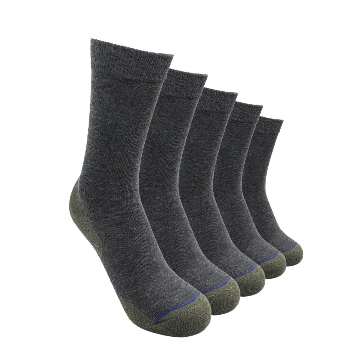 TOP - Calcetines Largos Niños Algodón - Cobre Pack 5 Escolar C2 Top