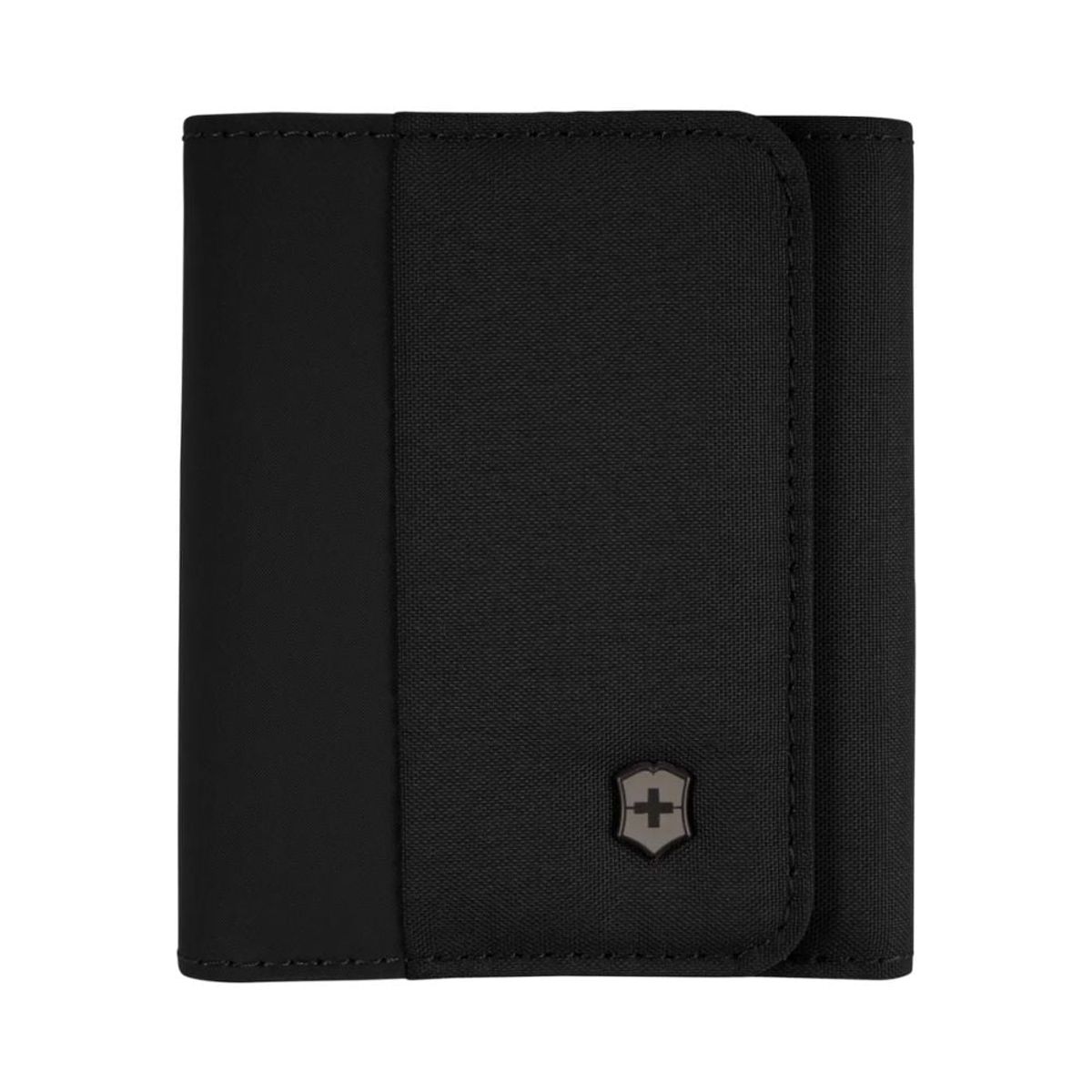 VICTORINOX - Billetera Tri-Fold con protección RFID Negro Victorinox