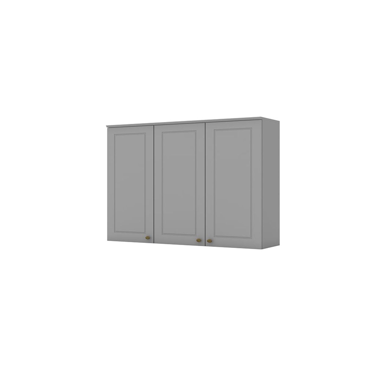 HOME MOBILI - Mueble Cocina Aéreo Montana Gris 3P