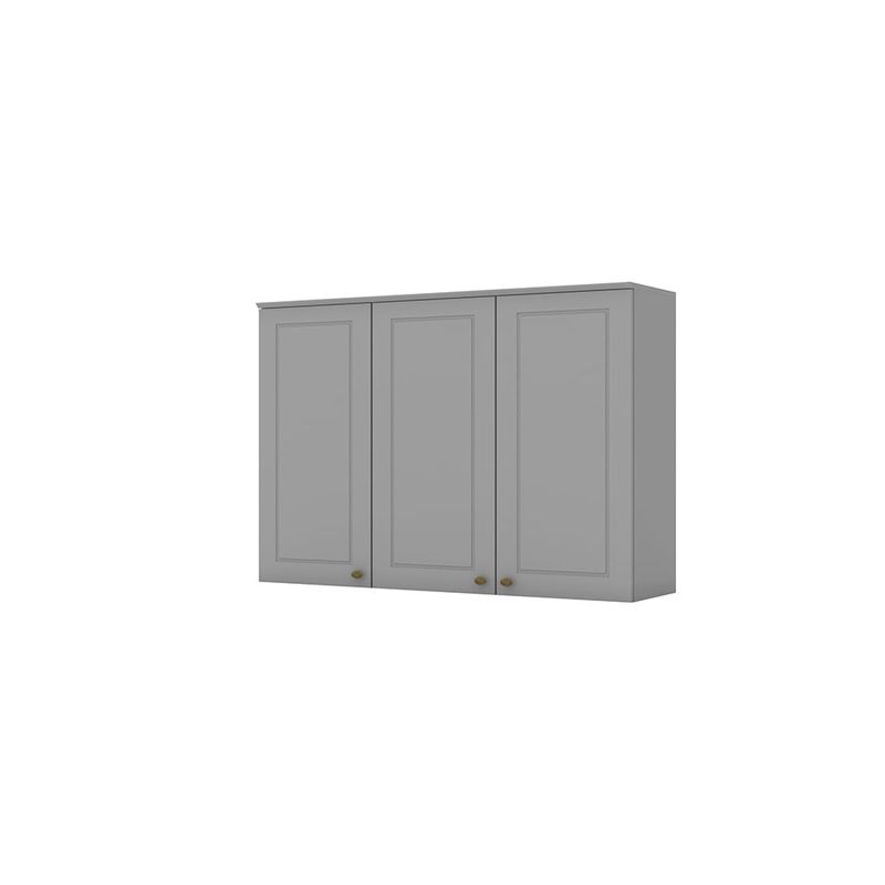 HOME MOBILI - Mueble Cocina Aéreo Montana Gris 3P