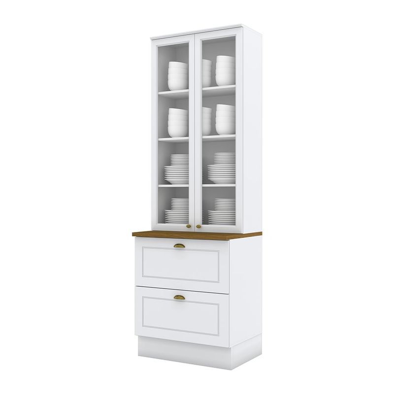 HOME MOBILI - Cristalera Montana Blanco-Natural 2P 2C
