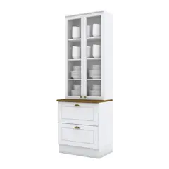 HOME MOBILI - Cristalera Montana Blanco-Natural 2P 2C