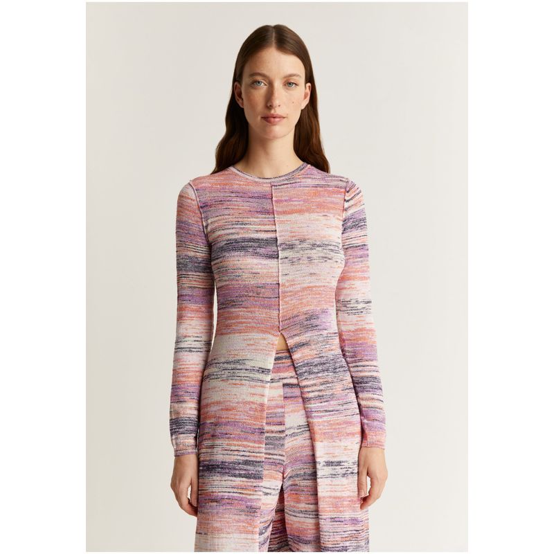 SCALPERS - Sweater Largo Abertura Multicolor