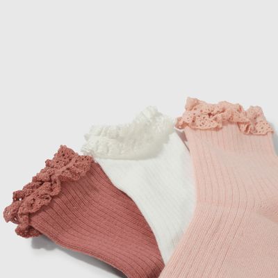 Imagen 2 del producto Calcetín 3/4 Niña Rosado 55376