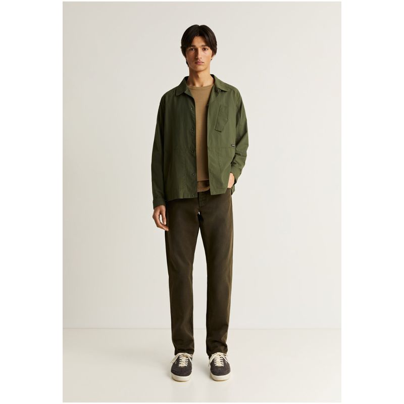 SCALPERS - Sobrecamisa Técnica Multibolsillos Green