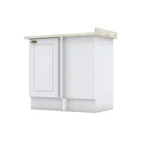 Mueble Cocina Base Esquinero Montana Blanco-Calcare
