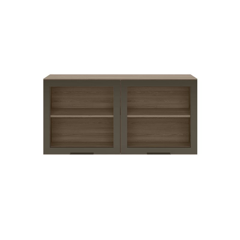 HOME MOBILI - Mueble Cocina Aéreo Royal Café Vidrio 2P
