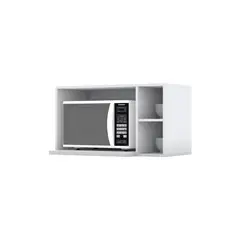 HOME MOBILI - Mueble Cocina Aéreo Microondas Montana Blanco