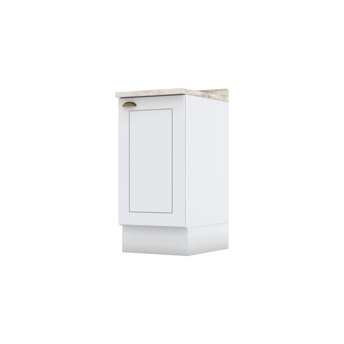 HOME MOBILI - Mueble Cocina Base Montana Blanco-Calcare 1P