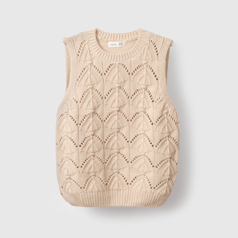 COLLOKY - Sweater Niña Beige 55493 Colloky.