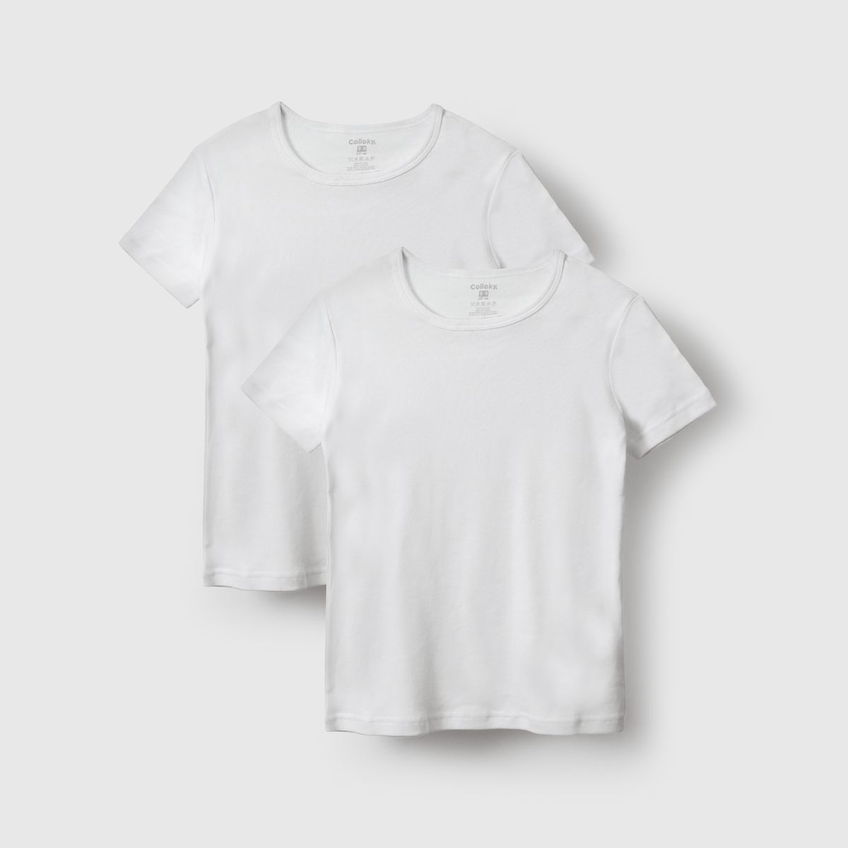 COLLOKY - Camiseta Unisex niño Blanco 55708 Colloky