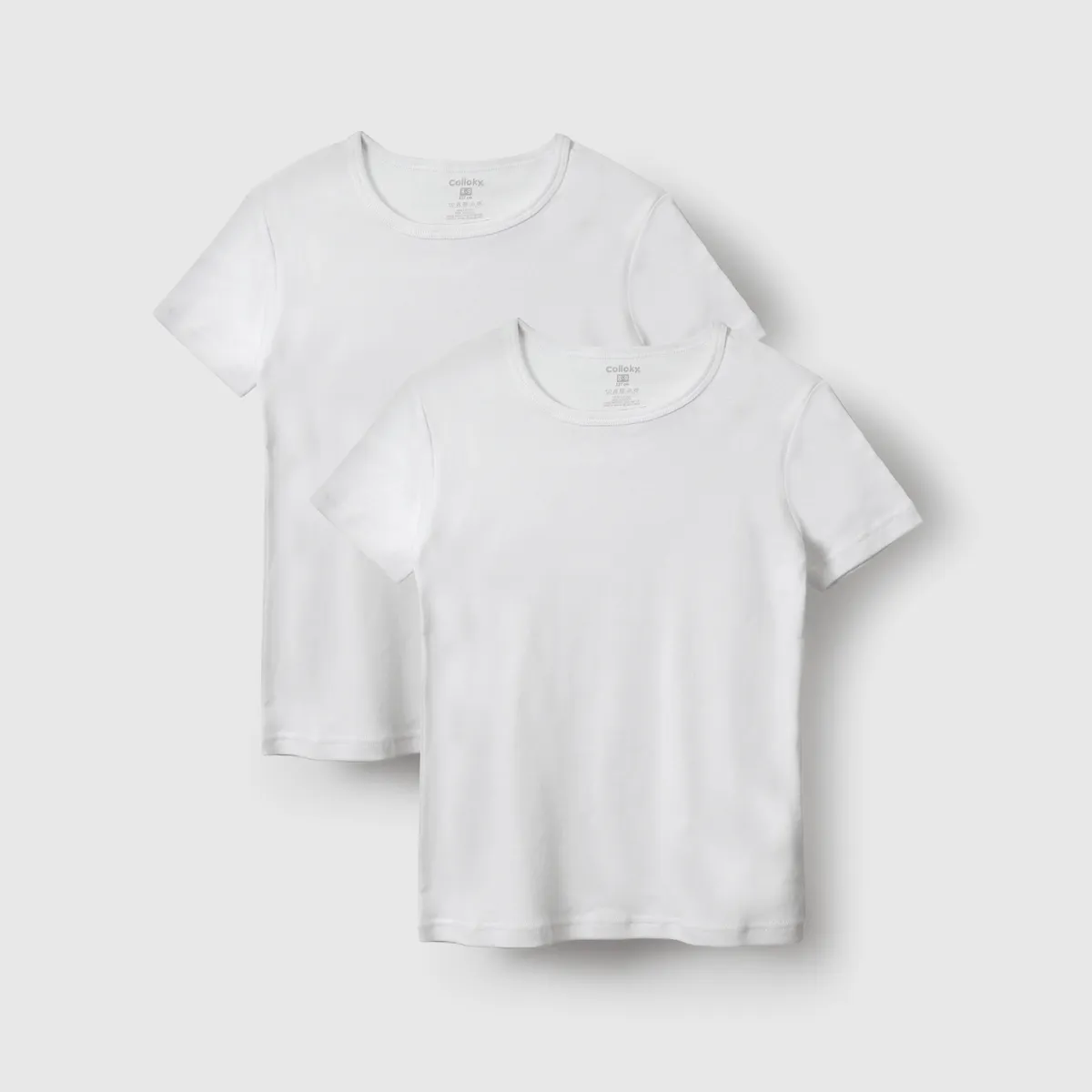 COLLOKY - Camiseta Unisex niño Blanco 55708 Colloky