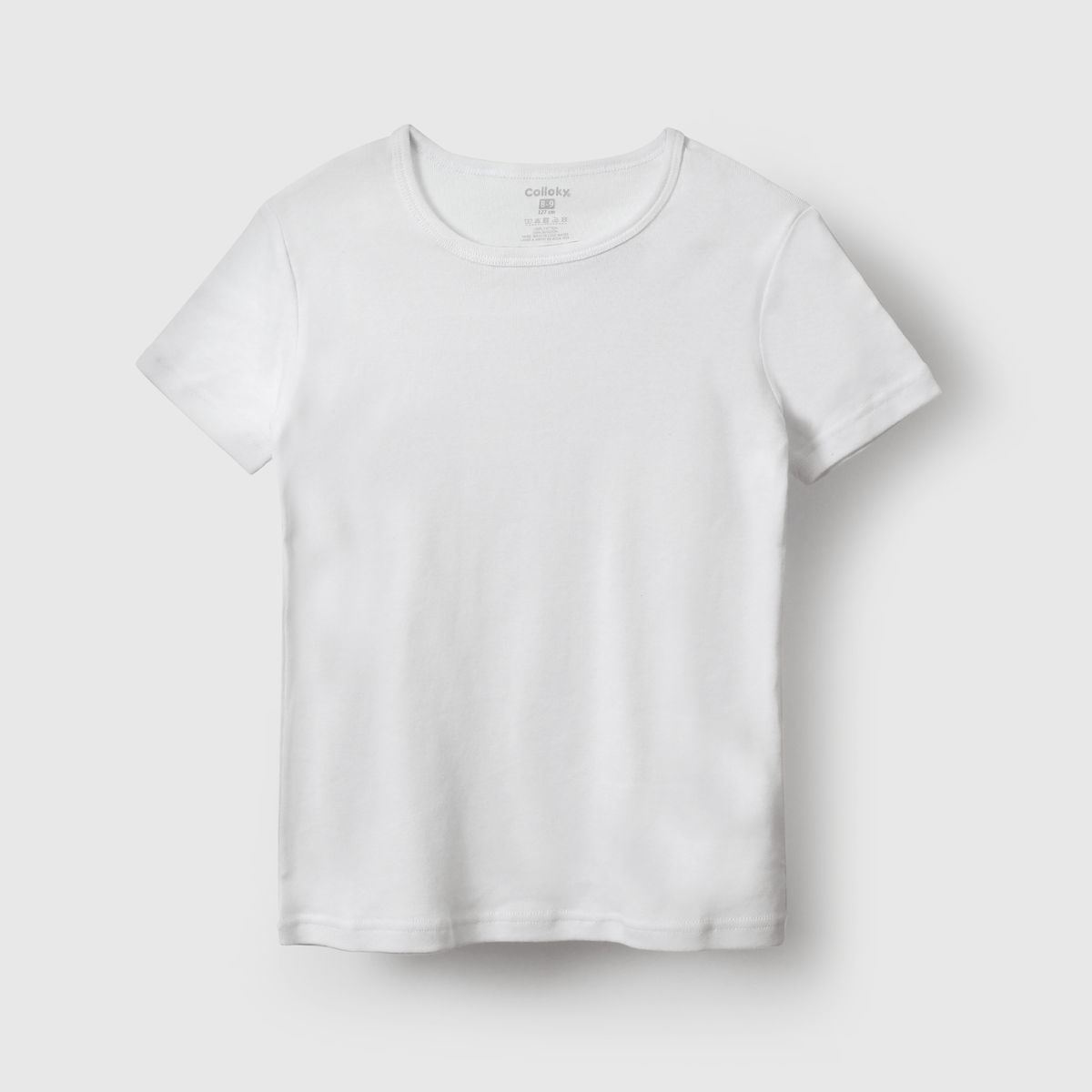 COLLOKY - Camiseta Unisex niño Blanco 55708 Colloky
