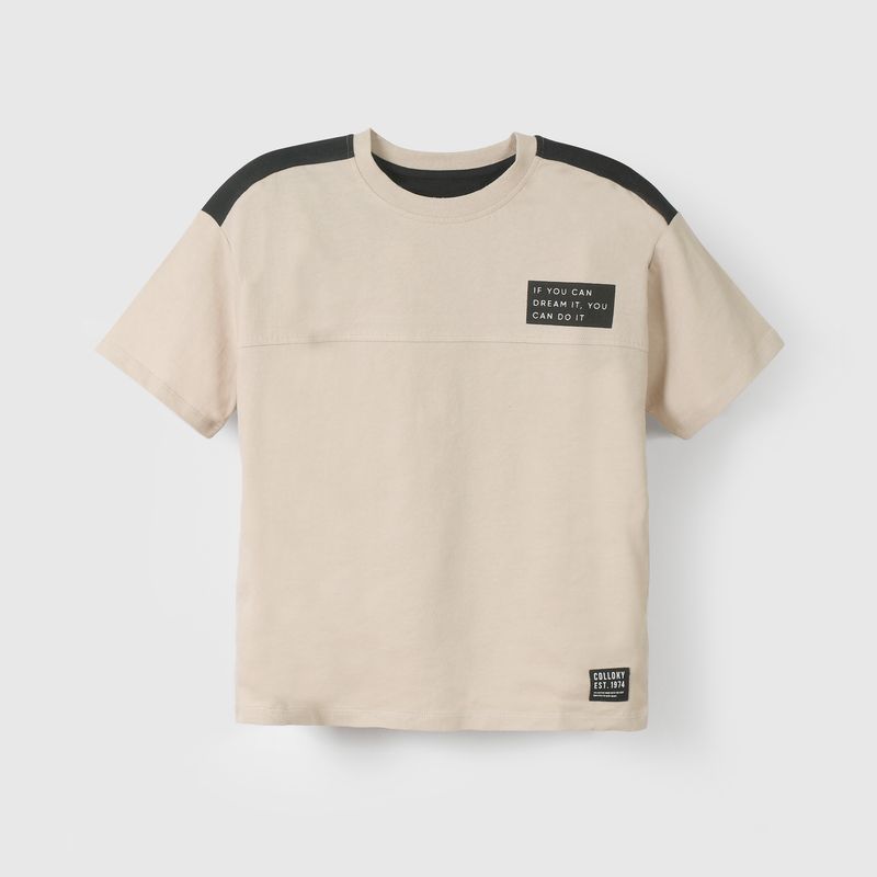 COLLOKY - Polera Niño Café 55472 Colloky
