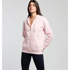 ELLESSE - POLERON MUJER CELESTE ROSADO