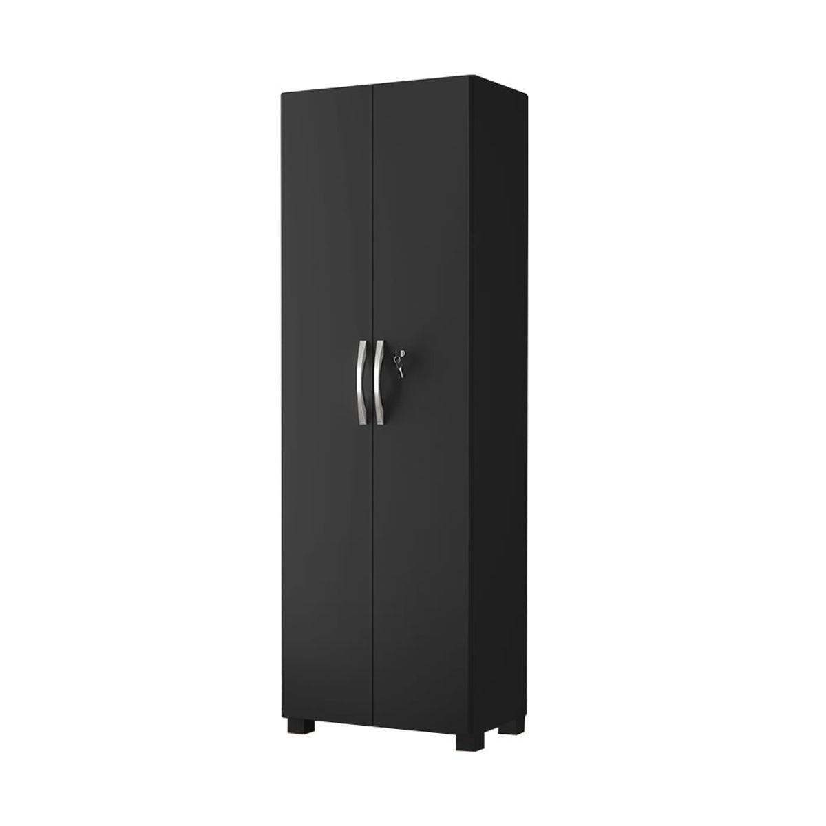 HOME MOBILI - Despensa Nebula Negro 2 Puertas