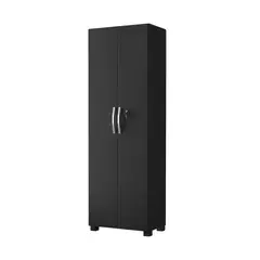 HOME MOBILI - Despensa Nebula Negro 2 Puertas