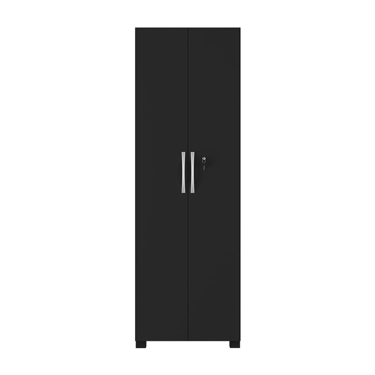 HOME MOBILI - Despensa Nebula Negro 2 Puertas