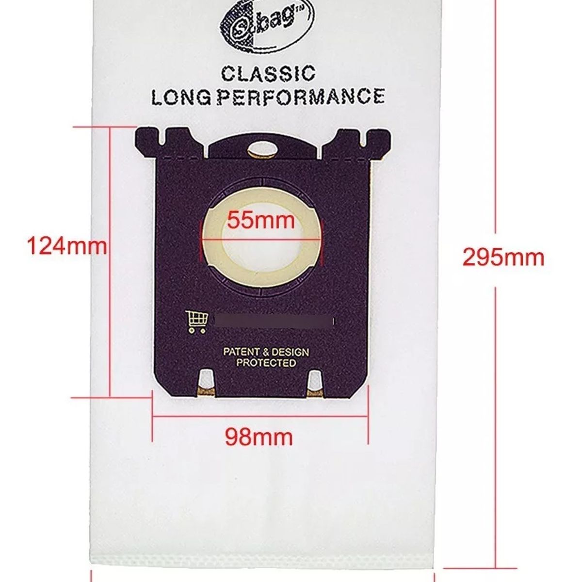 GENERICO - Kit 5un Bolsas Para Aspiradora Electrolux E201s