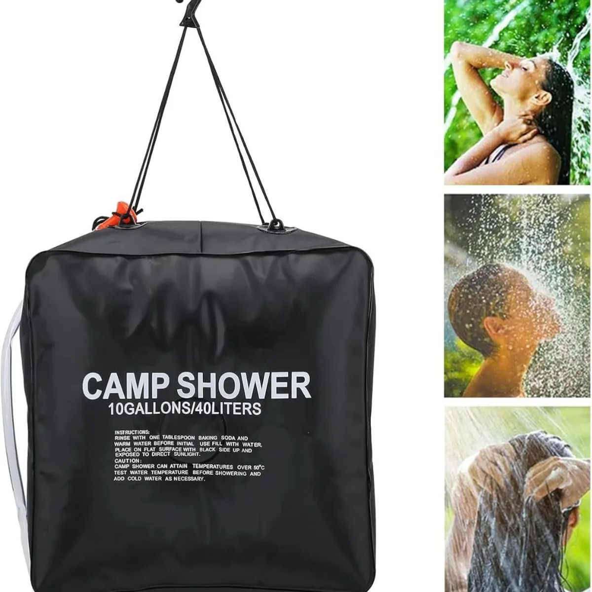 GENERICO - Ducha Portátil Solar 40 LTS Camping Playa Outdoor