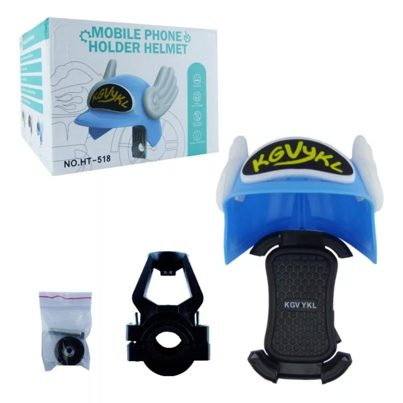 GENERICO - Soporte De Celular Con Casco Para Moto