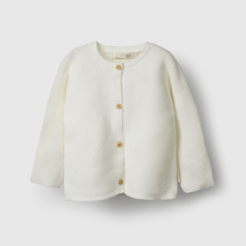 COLLOKY - Chaleco Unisex bebé Blanco 55436 Colloky.