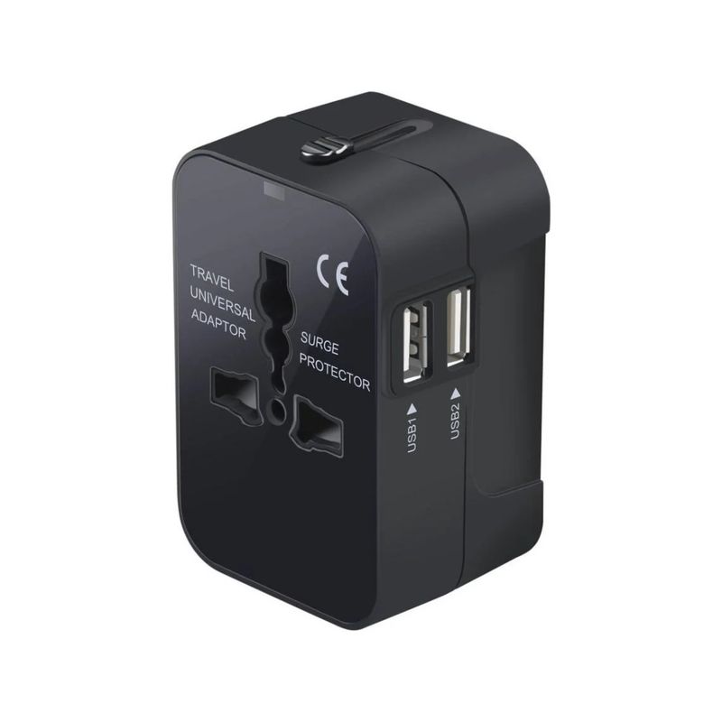 GENERICO - Adaptador De Viaje Universal Enchufe A Corriente