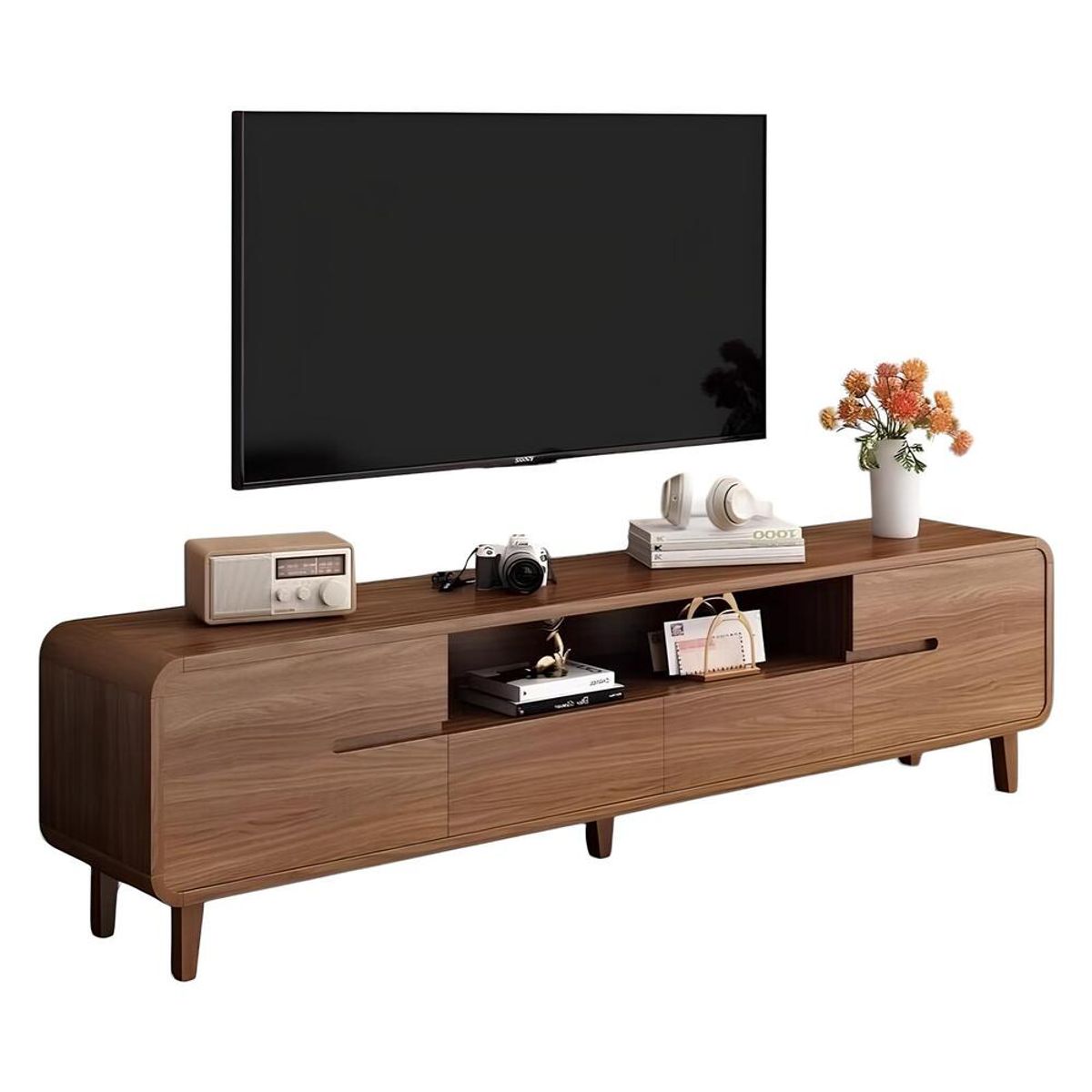 LUBABYCAS - Mueble De TV Rack Madera 200cm Santiago By LuBabycas