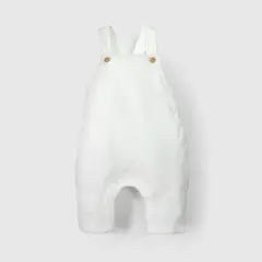 COLLOKY - Jardinera Unisex bebé Blanco 55444