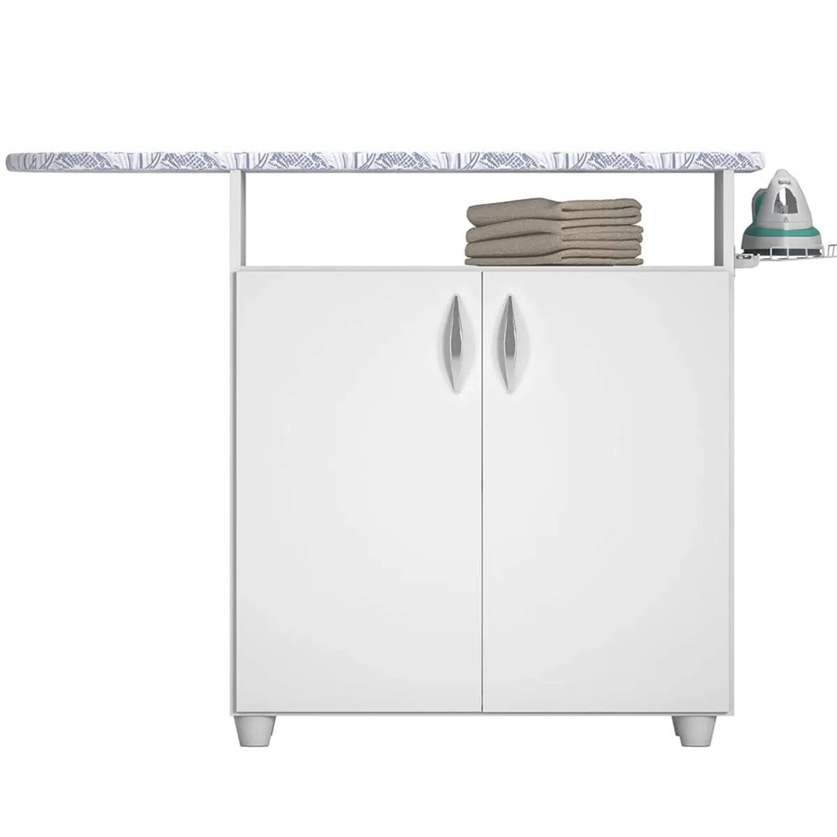 HOME MOBILI - Mueble Para Planchar Artus Blanco 2P