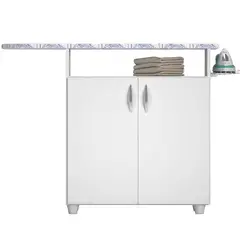 HOME MOBILI - Mueble Para Planchar Artus Blanco 2P