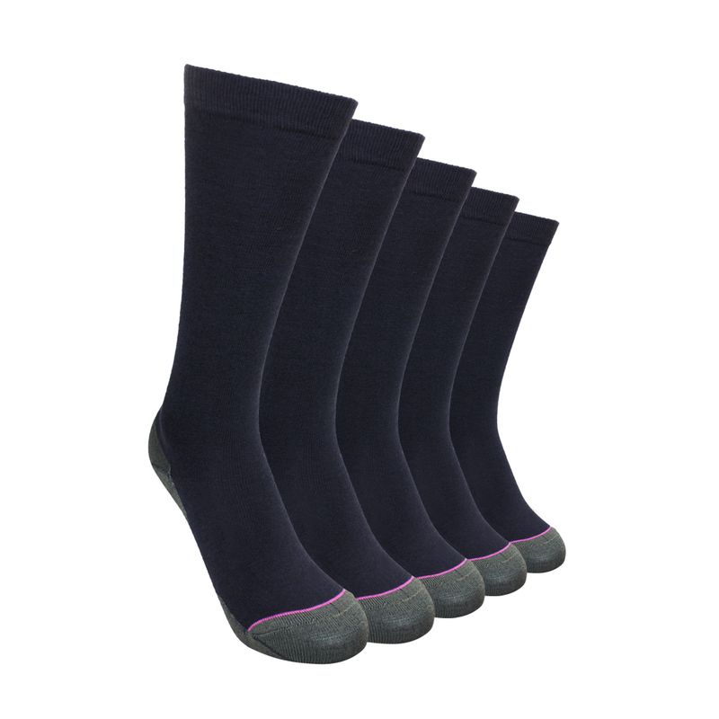 TOP - Calcetines Largos Niña Algodón - Cobre Pack 5 Escolar C1 Top